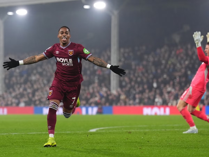 Bàn thắng duy nhất ở trận Fulham vs West Ham