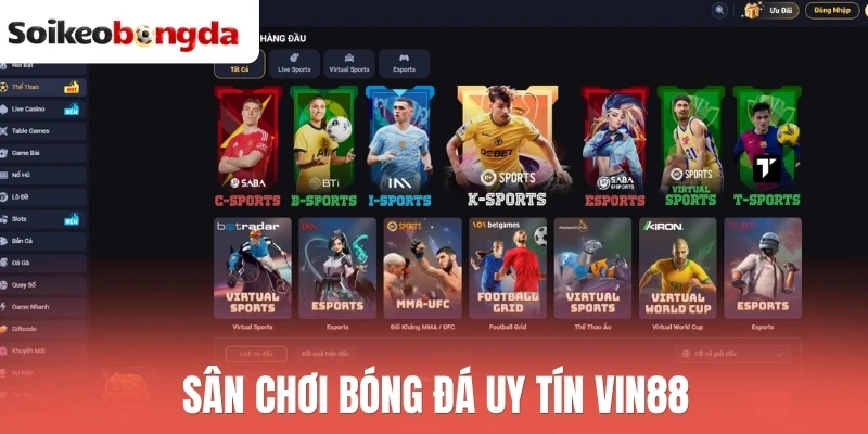 Soi kèo bóng đá 75 Vin88 là sân chơi kèo bóng đá uy tín